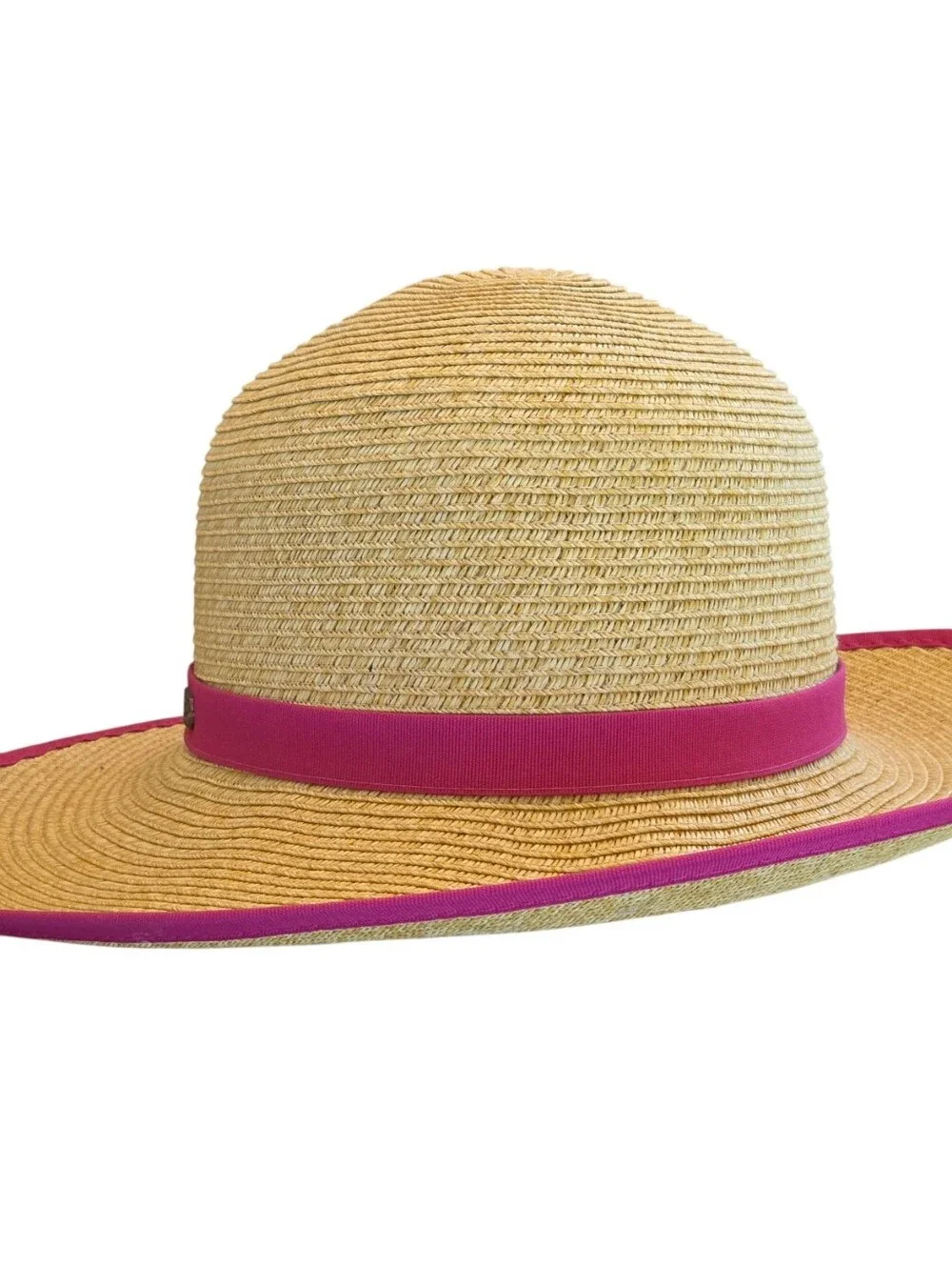 Sun 'n' Sand UPF 50+ Backless French Sun Hat Straw Beach Hat